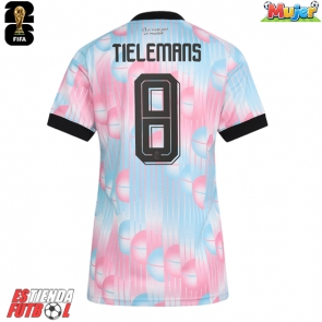 Bélgica Youri Tielemans #8 Segunda Equipación Mujer Mundial 2026 Manga Corta